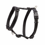 Koerte traksid Rogz Utility Classic, must, 450 - 750 mm x 20 mm, 45-75