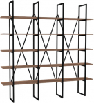 P&otilde;randariiul Kalune Design Beylerbeyi 835PUQ3652, pruun v./must v., 160 cm x 26 cm x 160 cm