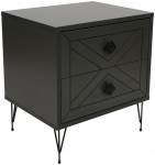 &Ouml;&ouml;kapp Kalune Design Luna 854KLN3310, antratsiit v., 55 cm x 50 cm x 40 cm