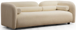 Diivan Hanah Home Victoria, kreemjasvalge, 228 x 90 cm x 74 cm