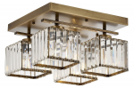 Valgusti lagi Opviq Av-1795-4E, E27, 4 x 60 W, pronks v.