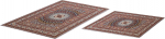 Vannitoamattide komplekt Foutastic 299ANR1595, mitmev&auml;rviline, 150 cm x 60 cm