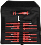 Kruvikeerajate komplekt Haupa VarioTQ Set 102700/PZ-1, isoleeritud, 12 tk