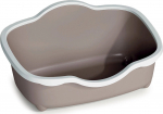 Raamiga kassitualett Zolux Chic Open 590109TAU, hele pruun, suletud, 56 cm x 38.5 cm x 26 cm