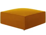 Tumba Micadoni Home Ruby Velvet, kollane v., 93 cm x 93 cm x 40 cm