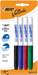 Veekindel marker Bic Velleda Grip 875714, 2 mm, sinine/must/punane, 4 tk