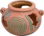 Akvaariumi dekoratsioon Zolux Ceramic Etruscan, pruun v., 15 cm