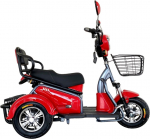 Elektriline kolmerattaline mopeed - roller J3(S) Raudonas, 20000 mAh, 1 kW