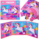 Magnetiline pusle Color Day Magnetic Puzzle Unicorn, 1 cm, mitmev&auml;rviline, 40 tk