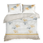 Voodipesukomplekt PTM-09, must v./beež v., 70 x 80 cm, 160 x 200 cm