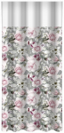 &Ouml;&ouml;kardin Mariall ZML-028, valge/hall/roosa, 160 cm x 270 cm