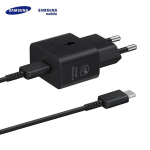 Telefoni laadija Samsung EP-T2510XBEGEU, 1 x USB Type C, 100 cm, must v., 25 W