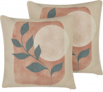 Dekoratiivne padi Beliani Calliopsis, mitmev&auml;rviline, 45 cm x 45 cm, 2 tk