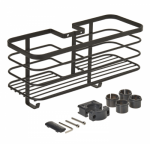 Du&scaron;iriiul Metaltex, 32.5 cm x 15.5 cm x 11 cm, must v.