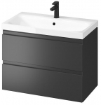 Vannitoakapp valamuga Cersanit Moduo, antratsiit v., 44.7 cm x 79.5 cm x 62 cm