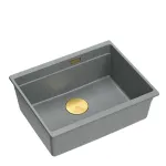 K&ouml;&ouml;givalamu Quadron Logan 100, graniit, 59 cm x 45 cm x 21.5 cm, kuldne v./h&otilde;be v.