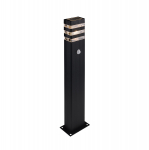 Vabalt seisev v&auml;lisvalgusti Nowodvorski Rio I, 40W, E27, IP54, must v., 10 cm x 65.5 cm
