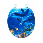 WC poti kaas Okko S767, sinine, 42 cm x 36.5 cm