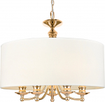 Valgusti rippuv CosmoLight Abu Dhabi P05896AU-WH, E14, 5 x 40 W, kuldne v.