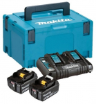 Komplekt, aku, laadija ja kohver Makita PowerPack, 18 V