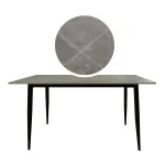 S&ouml;&ouml;gilaud, must v., 140 cm x 80 cm x 75 cm
