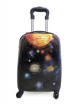 Laste kohver Marko Solar System, must/mitmev&auml;rviline, 32 l, 32 x 23 x 48 cm