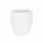 Lillepott Domoletti GG.6687.023, keraamiline/savi, valge