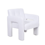 Tugitool Homla Pelle 737763, valge v., 68 cm x 74 cm x 72 cm