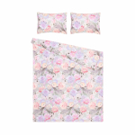 Voodipesukomplekt Domoletti Percale Blush Spring, roosa v., 50 x 70 cm, 200 x 220 cm, 3 tk