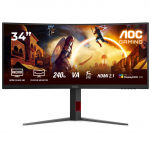 Monitor AOC CU34G4Z, VA, 240 Hz, UWQHD, 34"