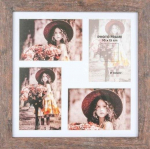 Fotoraam Fandy Narvik, 35 cm x 35 cm, pruun v.