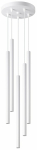 Valgusti rippuv Sollux Pastelo, G9, 5 x 8 W, valge v. / valge v., 2.5 x 50 cm