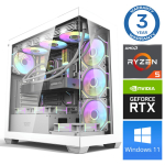 Statsionaarne arvuti Intop Ryzen 5 7500F, DDR5 32 GB, SSD 1 TB, Nvidia GeForce RTX 5060 Ti 8 GB GDDR7, Windows 11 Home