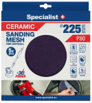 Lihvimisketas Specialist+ Mesh, 80, 22.5 cm x 22.5 cm, &Oslash; 22.5 cm, 5 tk