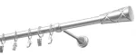 Kardinapuu Olimp Genua, 150 cm, &Oslash; 19 mm, matt kroom v.