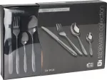 S&ouml;&ouml;giriistade komplekt, must v&auml;rv, 24 tk.