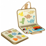 Arendav tahvel, dinosaurus Montessori, 32 cm, beež v.