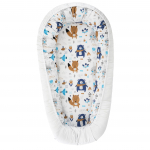 Beebipesa Bear & Fox, sinine/pruun/valge