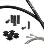 Edastuskaabel, komplekt Capgo Campy Road, plastik/roostevaba teras, must