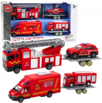 M&auml;ngu autode komplekt Lean Toys Gift, punane v.