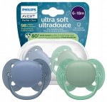 Luttide komplekt Philips Avent Ultra Soft, 6+ kuud, sinine v./roheline v.