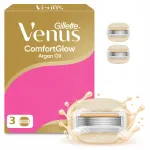 Asendusterad raseerijatele Gillette Venus ComfortGlow Argan Oil, 3 tk