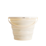 Kokkupandav &auml;mber Homla Lucens, plastik, 10 l, &Oslash; 32 cm, kreemjasvalge
