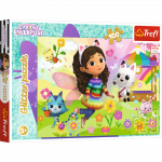 Pusle Trefl Gabbys Dollhouse Glitter 14832, 34 cm x 48 cm, 100 tk, mitmev&auml;rviline