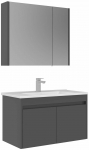 Vannitoa m&ouml;&ouml;bli komplekt Kalune Design Arno, hall v., 45 cm x 85 cm x 52 cm