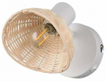 Valgusti lagi ja seinad Reality Calvi R86781731, E14, 1 x 10 W, pruun v./valge v.