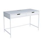 Kirjutuslaud sahtlitega Kalune Design Duru 1600-47, 120 cm x 55 cm, 77.4 cm, valge v.