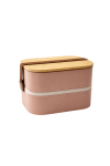Konteiner toidu jaoks Hermia BU0036, 1 l, 18.5 cm x 14.5 cm, roosa v.