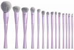 Meigipintslite komplekt Jessup Luxury Purple Makeup Brush Set T512, 14 tk, violetne v.