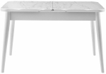 S&ouml;&ouml;gilaud pikendatav Kalune Design Crea 2942, valge v., 130 - 164 cm x 80 cm x 75 cm